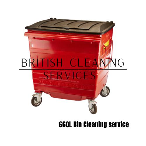 Commercial 660L Bin Cleaning Service