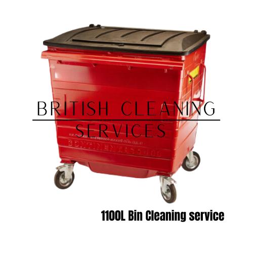 Commercial 1100L Bin Cleaning Service