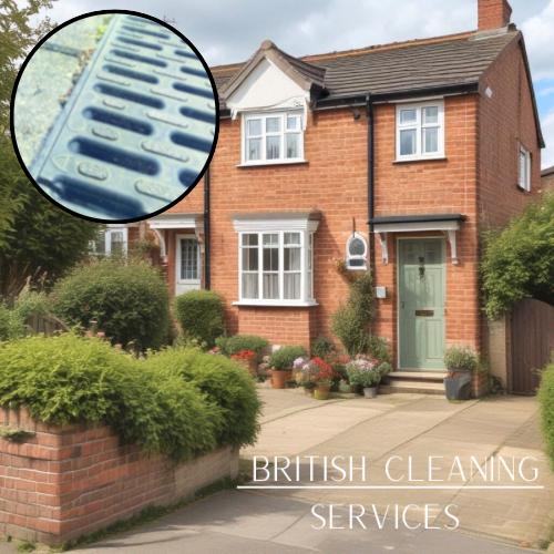 Semi-Detached House Driveway/Front Garden Floor Gutter Cleaning Service